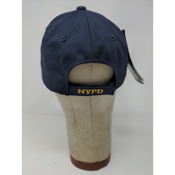New York Police NYPD 9/11 Memorial Strapback Hat Black Embroidered Logo NWT - Picture 7 of 10